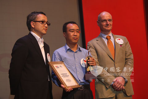 宇通客车获得2010BAAV年度最佳客车制造商