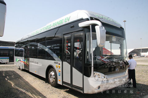 宇通ZK6125EGAA2010年度最佳环保巴士奖  
