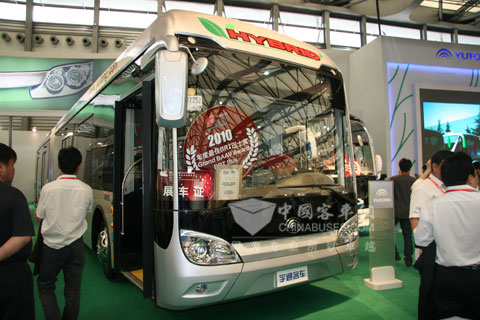 宇通ZK6180MGQA9获得2010年度最佳BRT巴士奖 