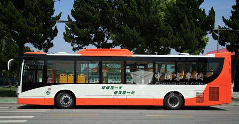 投放在广州市场的安凯LPG公交车