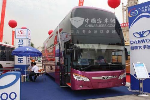 交通展回顾：一层半客车大比拼之桂林大宇GL6129HC