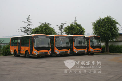 2010年7月将奔赴各个市场的恒通途胜公交车