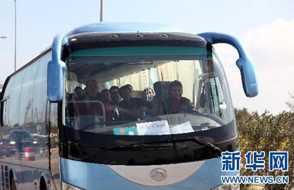 宇通客车成为利比亚陆路救援的主力军