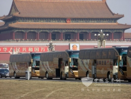 感心服务 金旅奏响2011“两会”保障进行曲
