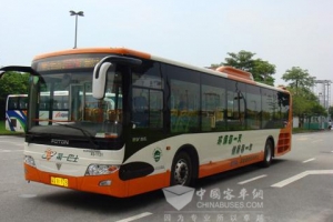 福田欧V混合动力客车获北京科技一等奖