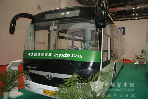 中大YCK6128BEVC型纯电动城市公交车