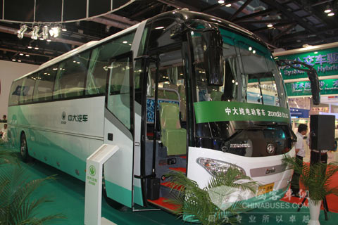 中大YCK6126BEVL型纯电动多用途旅游客车