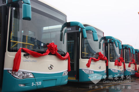 65辆大金龙混合动力客车将在余杭主城区及余杭至杭州市区的公交线路上运行