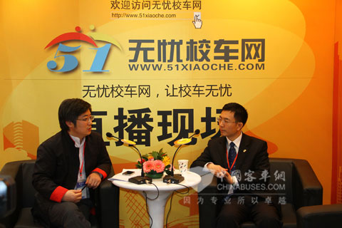 宇通客车副总经理王文兵接受客车网总编吴永强专访