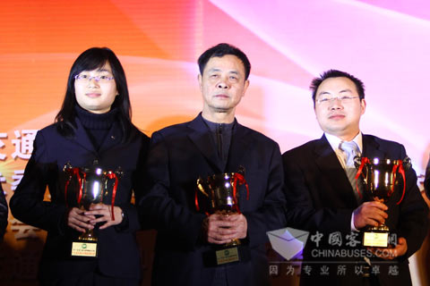 常隆荣获2012 CIBC十佳新能源大巴企业奖