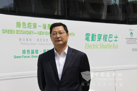 安凯客车董事长王江安为呼吁绿色公众价值