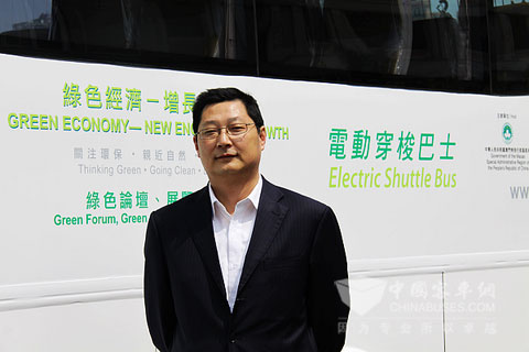 安凯客车董事长王江安呼吁绿色公众价值