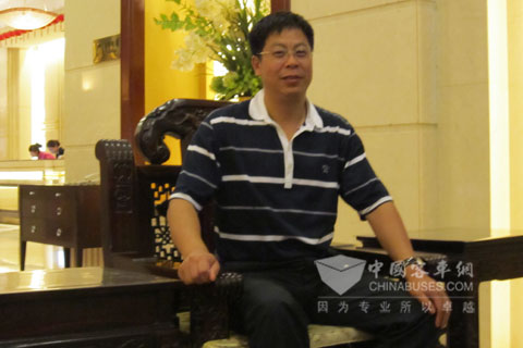 虎跃公司技术部田再国部长接受采访