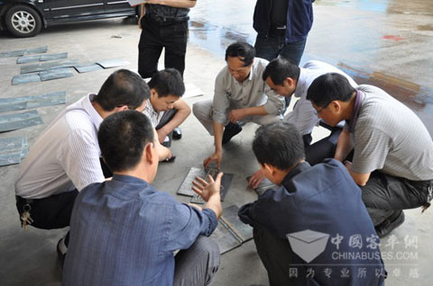 上饶客车举办电焊技能比武