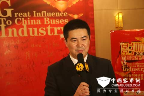 李季参加客车网主办的影响中国客车业活动