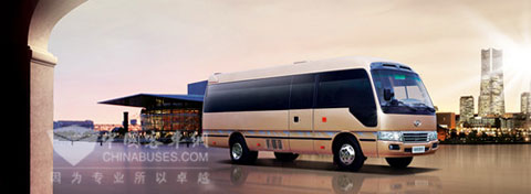 海格中型高端公务车 移动的商务会所
