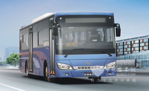 安凯HFF6124G03SHEV增程式电动公交车