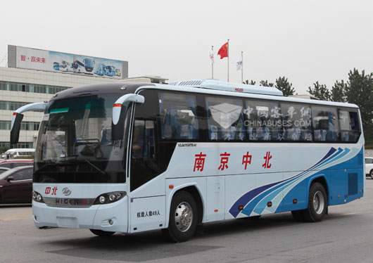 南京中北运通旅游客运公司采购的海格巴士