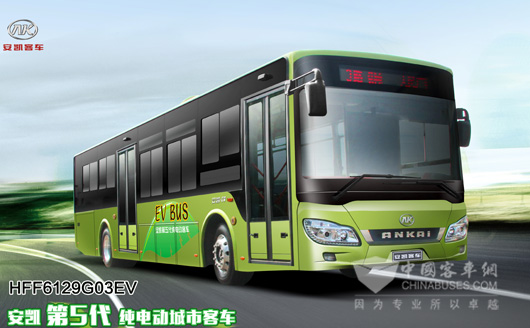 新能源客车推荐车型—安凯第五代新能源客车