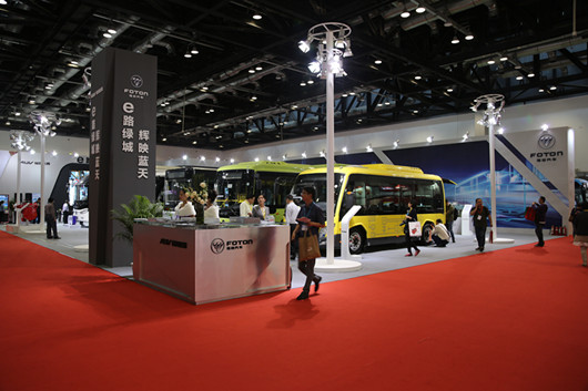 道路运输展福田欧辉展位