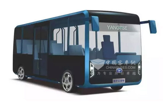 扬子江“蓝精灵”6米纯电动微循环公交车