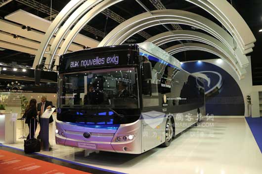 宇通现场发布面向欧洲市场的12米纯电动客车