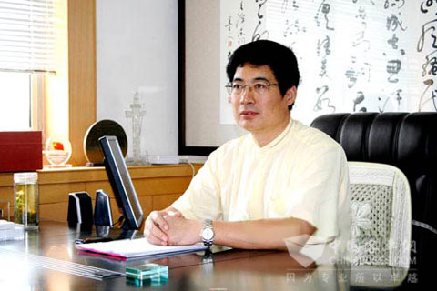 聊城交运董事长王红岩接受采访