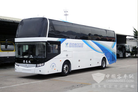 深圳运发集团购买的金旅XML6128车型