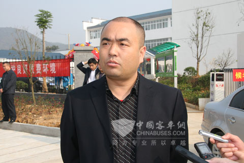 采访湖北襄阳运鑫事业有限公司总经理王武