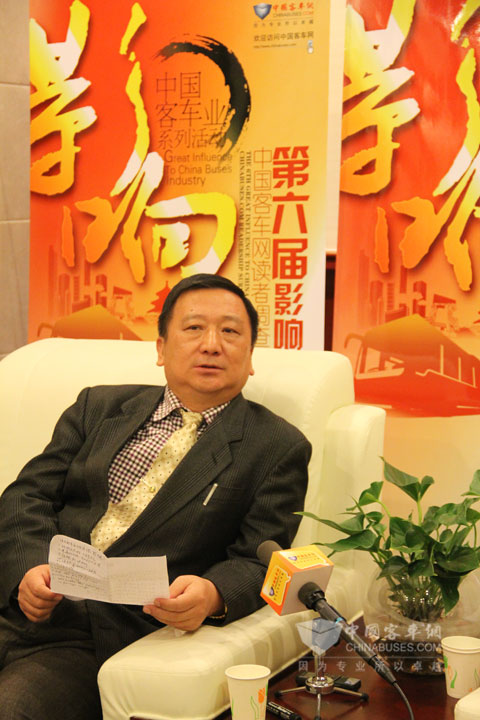 第六届影响中国客车业活动现场专访深圳运发集团于怀勇部长
