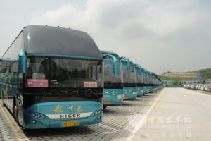 服务深圳大运会的海格客车
