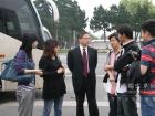 媒体记者与安凯客车副总经理程小平亲切交流
