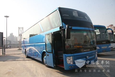 > 【天津车展】福田欧v客车新品展示