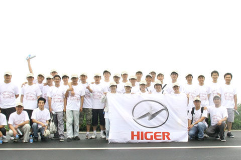 后备人才徒步游太湖
