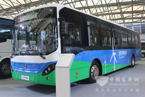 上汽申沃全新一代纯电动城市客车