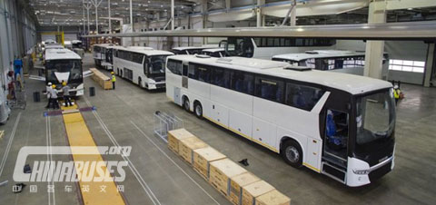 瑞典巴士制造商斯堪尼亚在印度工厂投产城市公交车