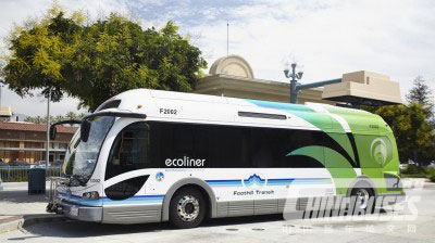 美国加州Foothill引进13辆Proterra电动客车 