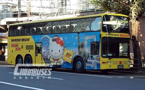 旅游业不断升温 日本大型观光巴士供不应求