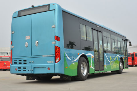 大金龙xmq6111agbev短后悬纯电动公交车