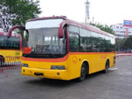 下线公交十九台，车辆为扬子集团滁州客车公司生产，2002年5月份上牌