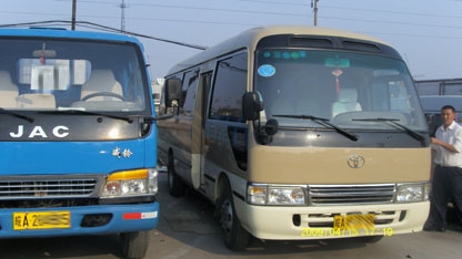 售2007.5月江淮仿【考斯特】23座.单位车.扬4102发动机