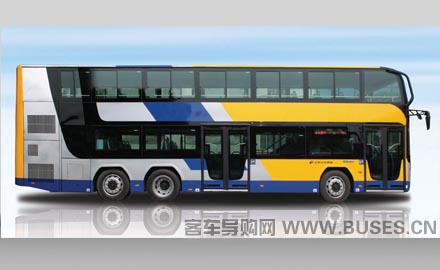 福田欧辉BJ6128EVCA双层公交车