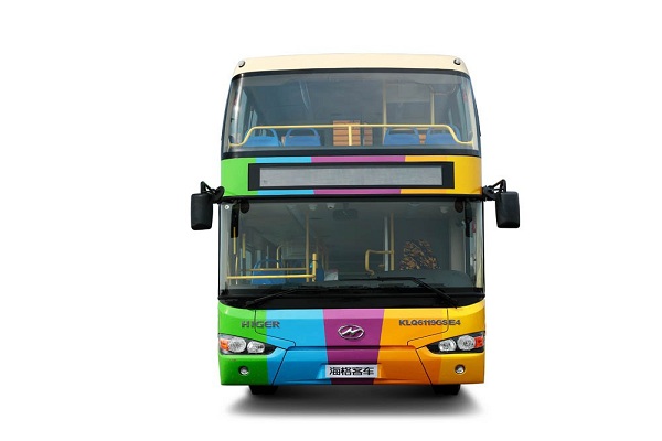 海格KLQ6119GSC5双层公交车（天然气国五24-65座）