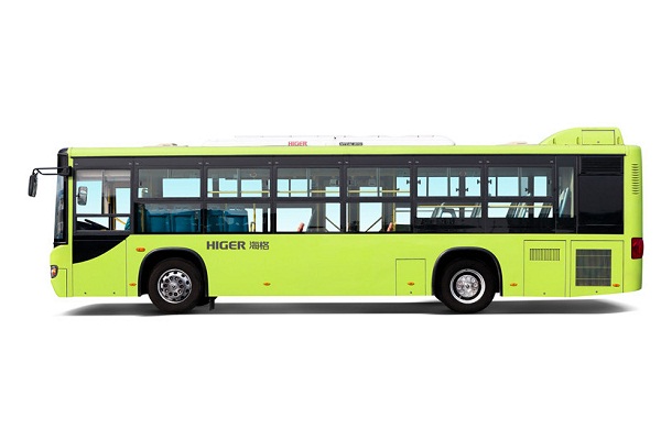 海格KLQ6109GAHEVC5A公交车（天然气混合动力国五24-39座）