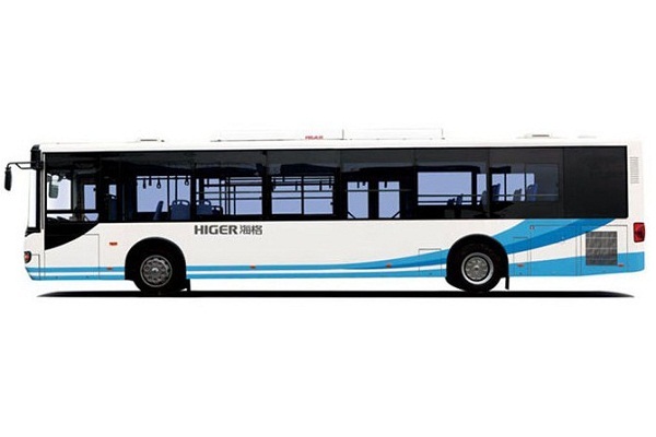 海格KLQ6129GAHEVC5E公交车（天然气混合动力国五24-42座）
