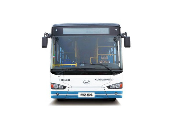 海格KLQ6129GAHEVC5E公交车（天然气混合动力国五24-42座）