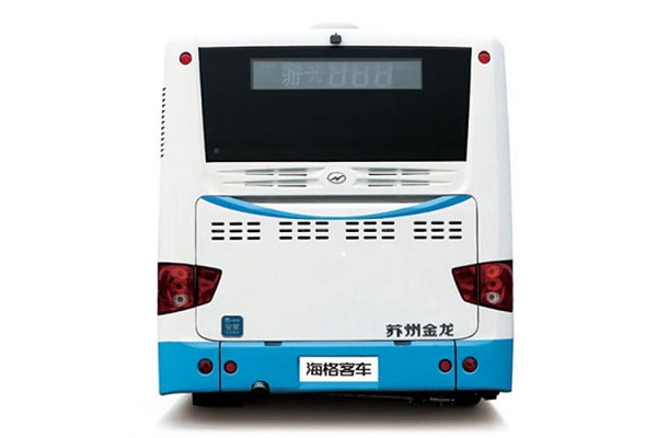 海格KLQ6129GAHEVE4B公交车（柴油混合动力国四24-42座）