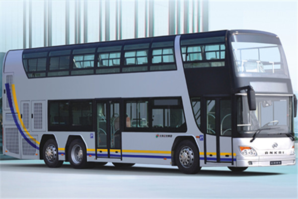 安凯HFF6112GS01D双层公交车（柴油国四30-77座）