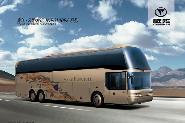 青年jnp6140fkm客车(柴油国四25-69座)