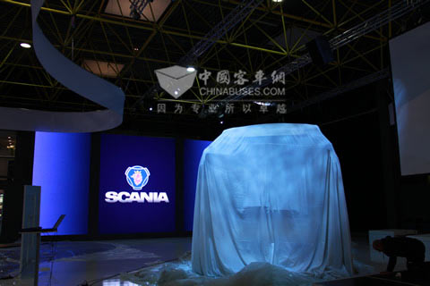 2009欧洲客车博览会上斯堪尼亚-海格客车-中国制造成为展览会的神秘亮点